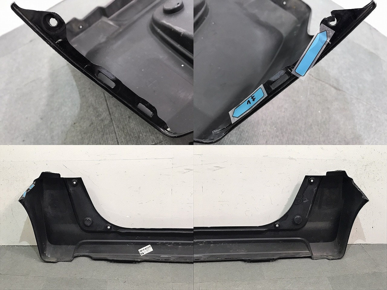 N-BOX NBOX Nボックス/JF1/JF2 純正 リアバンパー 71501-TY0-0000 スマートブラック カラーNo.NH850 ホンダ HONDA (121785)