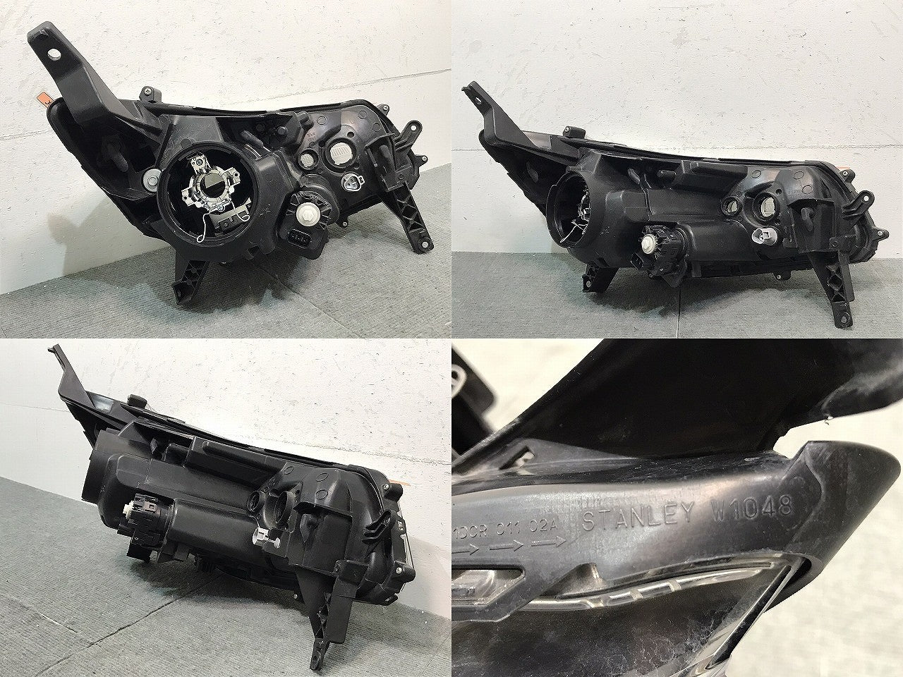 デイズ ハイウェイスター/EKカスタム/B21W/B11W 純正 左ヘッドライト キセノン HID レベライザー STANLEY W1048 26075-6A01C 日産 (121922)