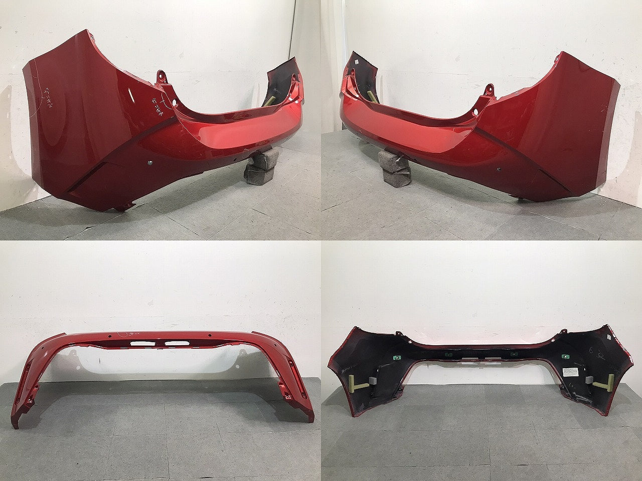 カローラスポーツ/210/NRE210H/NRE214H/ZWE211H 純正 リアバンパー 52159-12956 エモーショナルレッドⅡ カラーNo.3U5 トヨタ (121932)