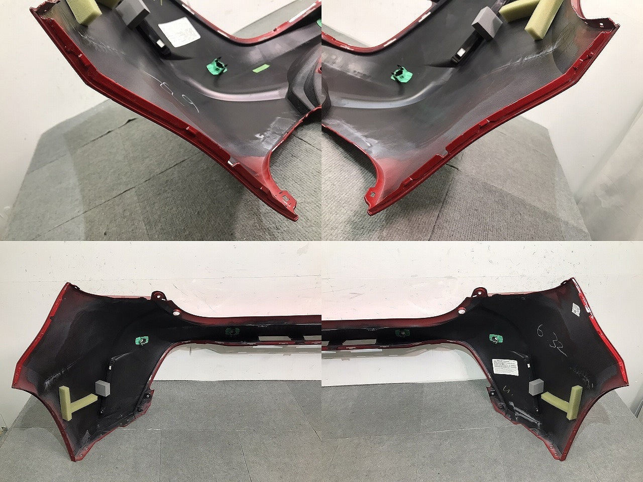 カローラスポーツ/210/NRE210H/NRE214H/ZWE211H 純正 リアバンパー 52159-12956 エモーショナルレッドⅡ カラーNo.3U5 トヨタ (121932)