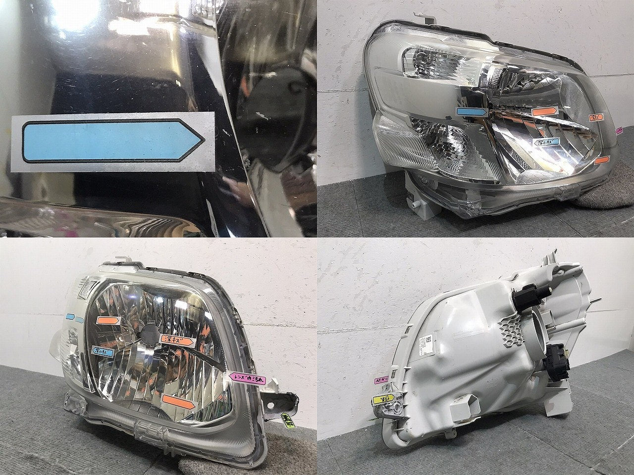 タント/シフォン/LA600S/LA610S/LA600F/LA610F 純正 右ヘッドライト ハロゲン レベライザー ICHIKOH 1880/81110-B2730 (122012)