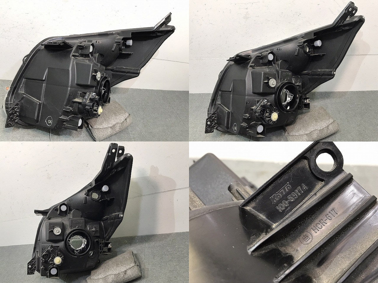 ルークス/パレット/ML21S/MK21S 純正 右ヘッドライト ハロゲン レベライザー 100-59174 日産：26705-4A00G/スズキ：35120-82K00 (122018)