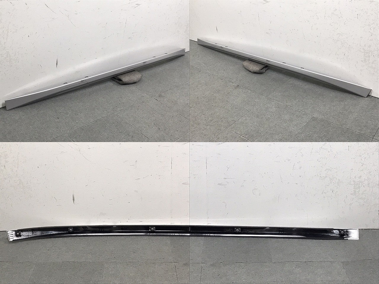 キックス　ＫＩＣＫＳ／Ｐ１５　純正　右ルーフ　レール　７３８２２　５ＲＦ０Ａ／５Ｒ５０Ａ　シルバー　日産　（１２２２２７）