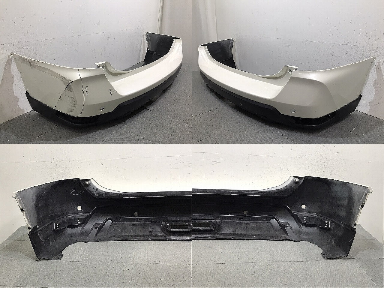 Ｘ－ＴＲＡＩＬ／エクストレイル／Ｔ３２／ＮＴ／ＨＴ／ＨＮＴ３２　純正　後期　リアバンパー　８５０２２　６ＦＲ０Ｈ（１２２４８２）