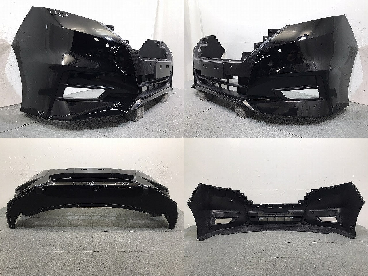 セレナ　ハイウェイスター／Ｃ２７／純正　前期　フロントバンパー　６２０２２　５ＴＦ０Ｈ　ダイヤモンドブラック　Ｇ４１（１２２６６４
