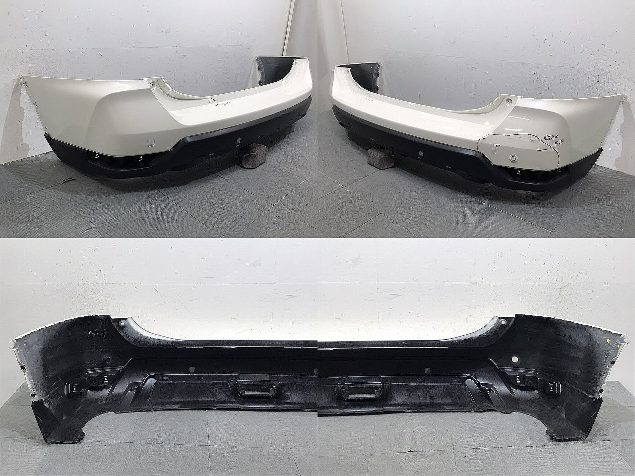 Ｘ－ＴＲＡＩＬ／エクストレイル／Ｔ３２／ＮＴ／ＨＴ／ＨＮＴ３２　純正　後期　リアバンパー　８５０２２　６ＦＲ０Ｈ　（１２２８０１）