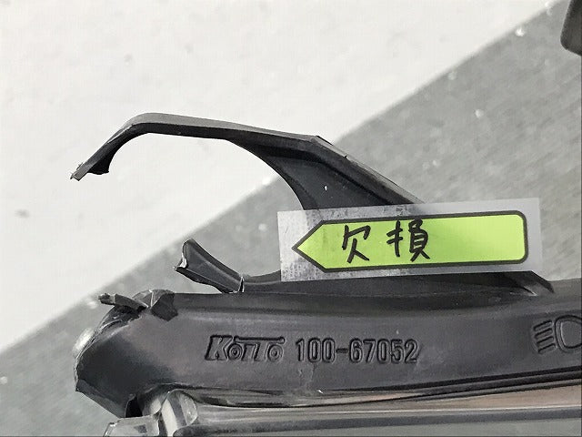 デイズルークス／ＥＫスペース／Ｂ２１Ａ／Ｂ１１Ａ　純正　前期　右ヘッドライト　レベライザー　１００－６７０５２　（１２２８３４）