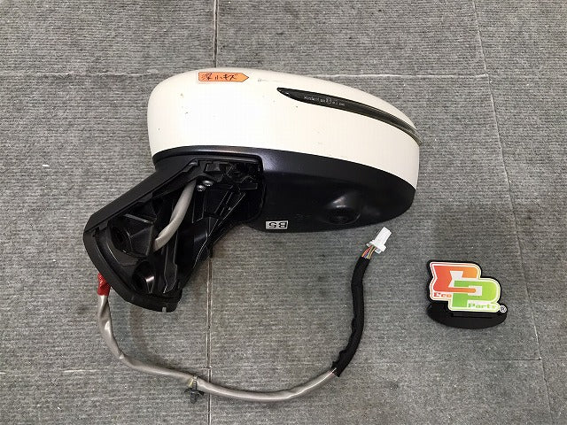 ノート／Ｅ１２／ＨＥ／ＮＥ／ＳＮＥ１２　純正　後期　左ドアミラー　１２線　ウインカーカメラ付　Ｇ５７９／Ｇ５３１　（１２２８９２）