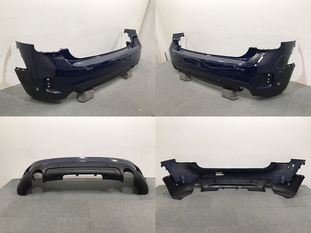 クロスオーバー／Ｆ６０　純正　リアバンパー　５１１２７３８９３７８　ラピスラグジュアリーブルー　Ｃ２４　ＭＩＮＩ（１２２８９９）