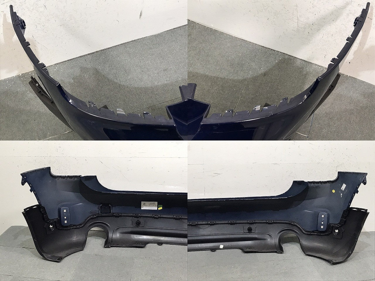 クロスオーバー／Ｆ６０　純正　リアバンパー　５１１２７３８９３７８　ラピスラグジュアリーブルー　Ｃ２４　ＭＩＮＩ（１２２８９９）