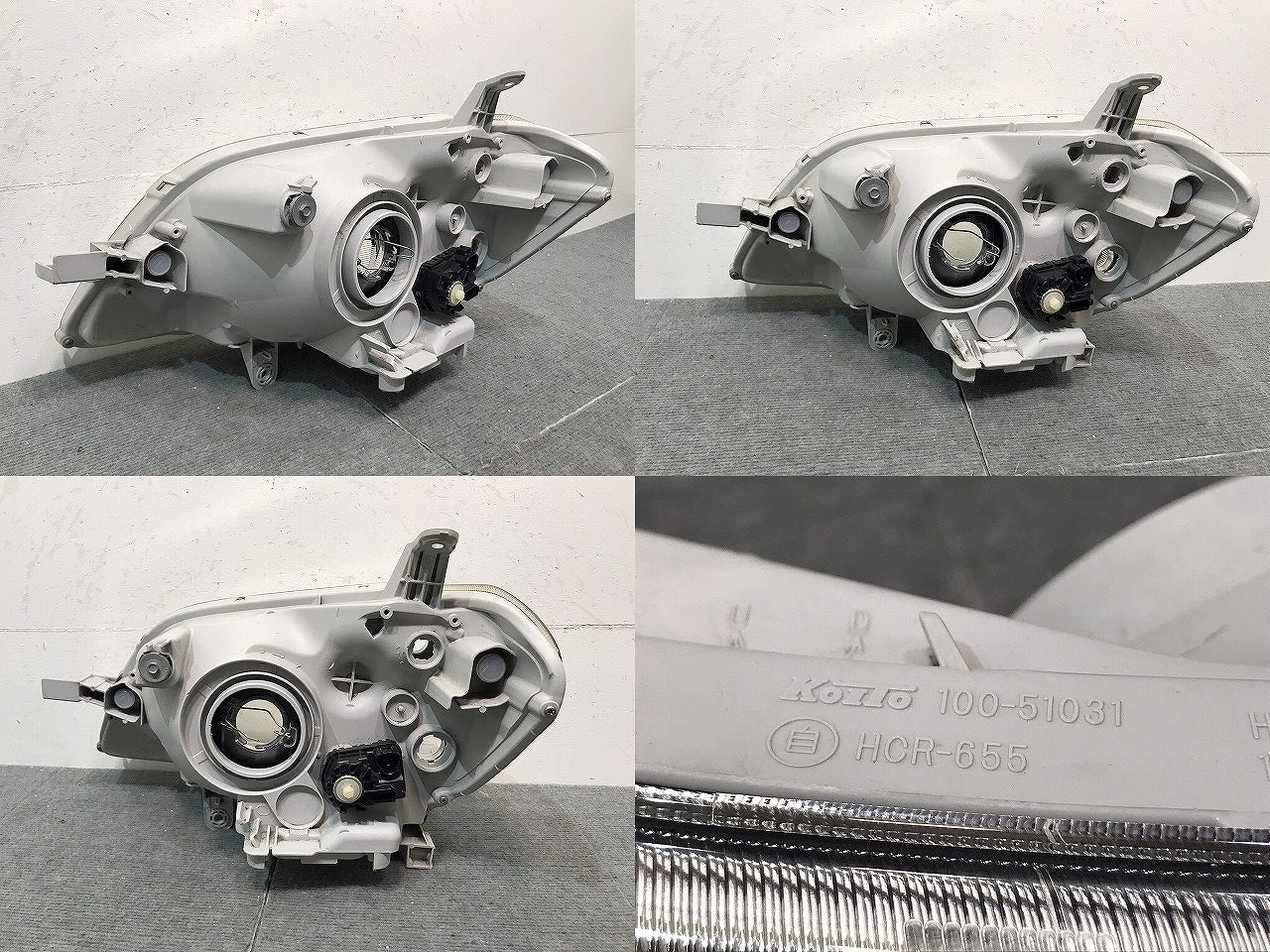 タント　エグゼ／Ｌ４５５Ｓ／Ｌ４６５Ｓ　純正　右ヘッドライト　ハロゲン　レベライザー　１００－５１０３１　ダイハツ（１２２９８４）