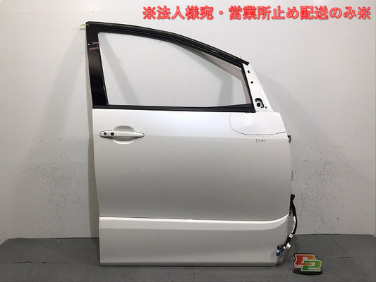エスティマ／アエラス／５０／純正　右フロントドア　内張りバイザーガラス付　ホワイトパールクリスタルシャイン　０７０（１２３１５６）