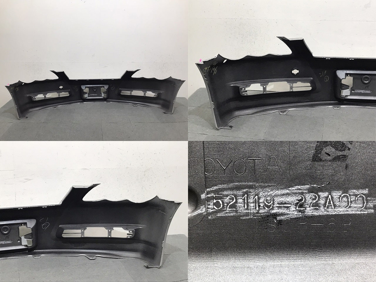 マークＸ／１２０系／ＧＲＸ１２０／ＧＲＸ１２５／ＧＲＸ１２１　純正　前期　フロントバンパー　５２１１９－２２Ａ００（１２３１９３）