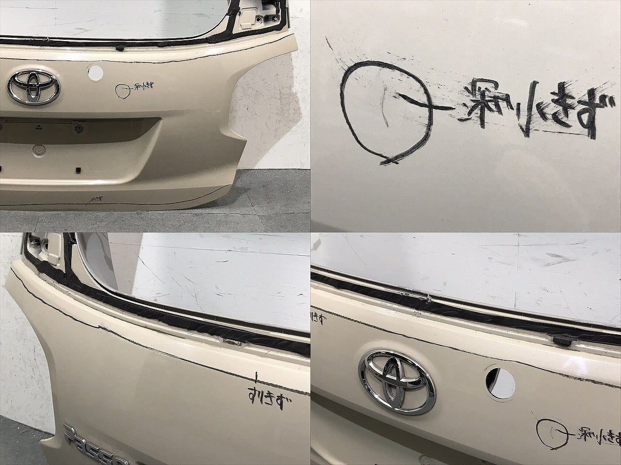 パッソ／ブーン／Ｍ７００Ａ／Ｍ７１０Ｓ／Ｍ７００Ｓ／Ｍ７１０Ｓ　純正　リアゲート／６７５００－Ｂ１０１０（１２３２４７）