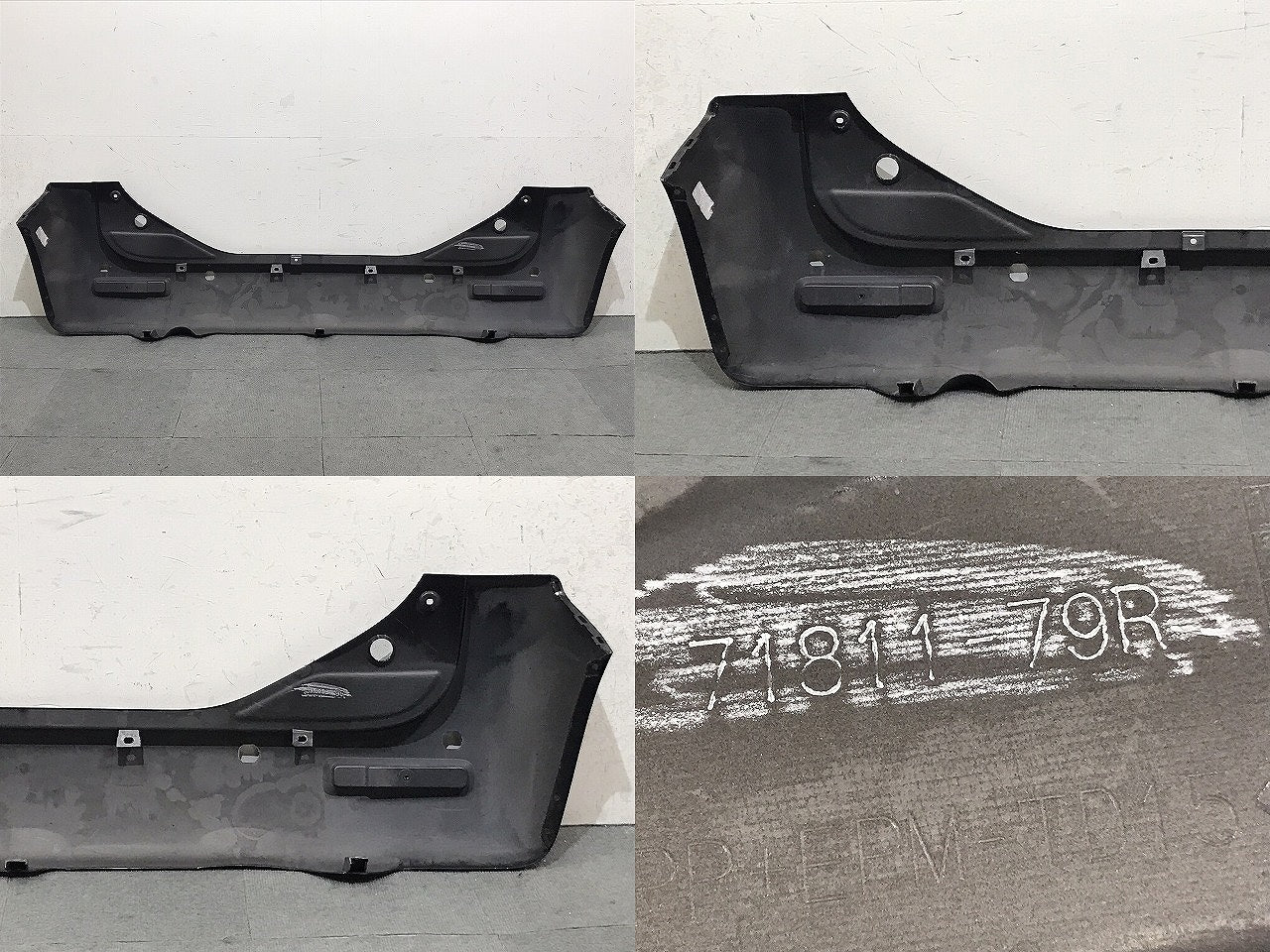 スペーシア／フレアワゴン／ＭＫ５３Ｓ／ＭＭ５３Ｓ　純正　リアバンパー　７１８１１－７９Ｒ　アーバンブラウンパール　（１２３３４４）