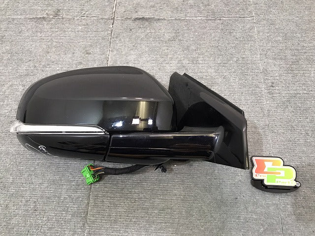 V40/MB系/ 純正 右ドアミラー 12線 ウインカー付 030513 31299645 ブラック カラーNo.019 ボルボ (123385)