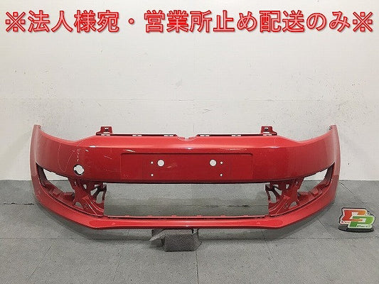 ポロ/POLO/6R系 純正 フロントバンパー 6R0 807 221 フラッシュレッド カラーNo.D8 フォルクスワーゲン (123406)