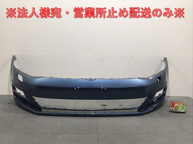 ゴルフ7/GOLFⅦ/AU系 純正 前期 フロントバンパー 5G0.807.221 ブルー フォルクスワーゲン (123416)