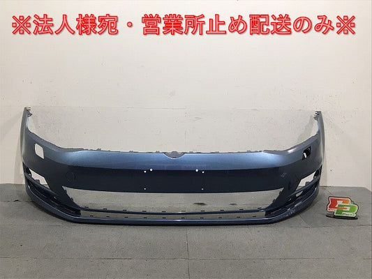 ゴルフ7/GOLFⅦ/AU系 純正 前期 フロントバンパー 5G0.807.221 ブルー フォルクスワーゲン (123416)