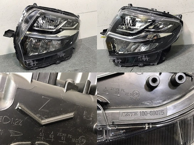 タント カスタム/シフォン カスタム LA650S/660S/650F/660F 純正 左ヘッドライト/ランプ LED レベライザー 100-69075 81170-B2740(123424)
