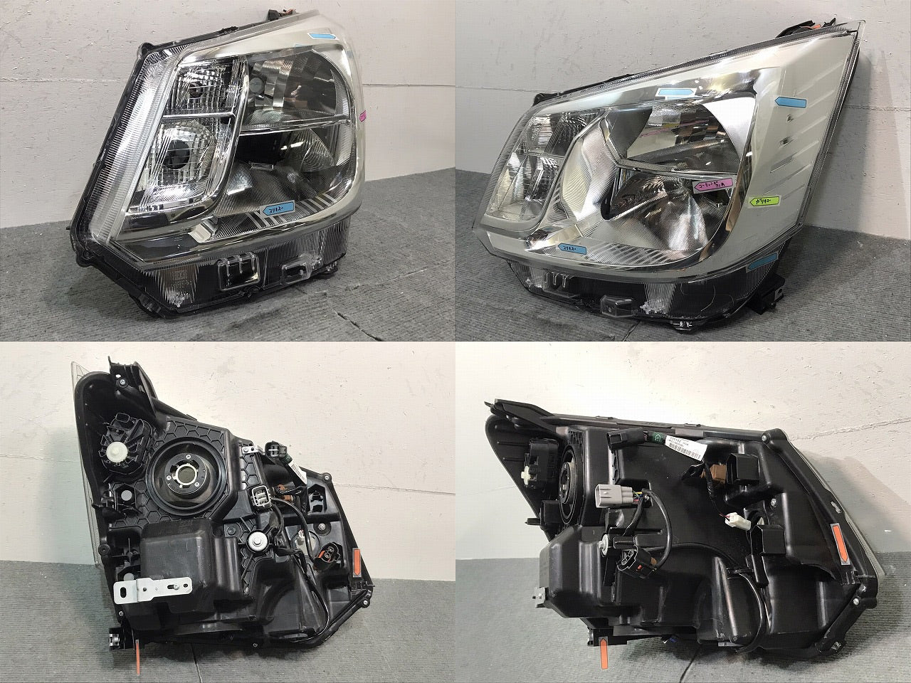 ムーヴ LA150S/LA160S 純正 左ヘッドライト/ランプレベライザーLED ICHIKOH 1913 ダイハツ(123621)