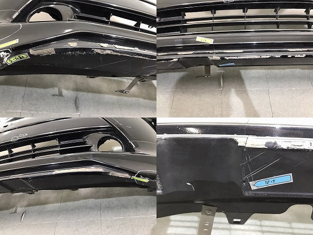 プリウス ZVW30/ZVW35 純正 後期 フロントバンパー スポイラー ロアグリル付 モデリスタ付 52119-47890 ブラック トヨタ(123636)