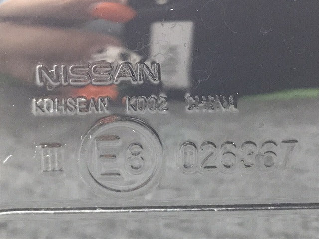 ジャンク!ティアナ L33 純正 右ドアミラー 16線 ウインカーカメラ付 KOHSEAN K002 ダイヤモンドブラック カラーNo.G41 日産(123734)