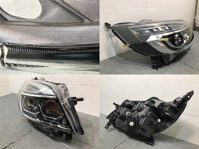 デイズルークス/ハイウェイスター B21A 純正 右ヘッドライト/ランプLEDレベライザー KOITO 100-67111 26010-6A02L 日産(123760)
