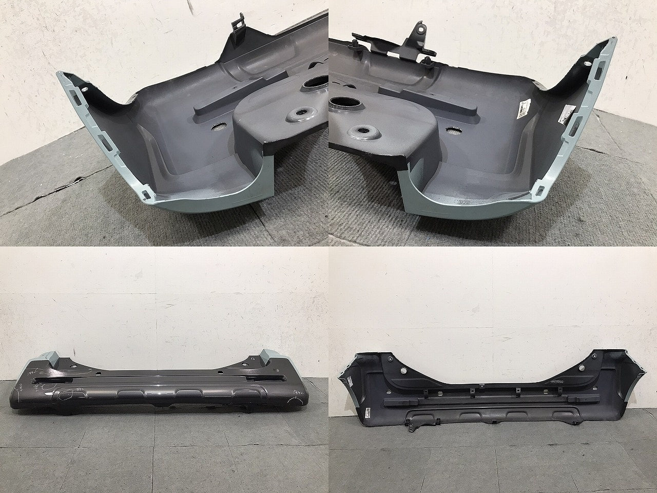 スペーシア/ギア MK53S 純正 リアバンパー 71811-79R7 オフブルーメタリック ガンメタリック2トーンルーフ カラーNo.DYA スズキ(123858)