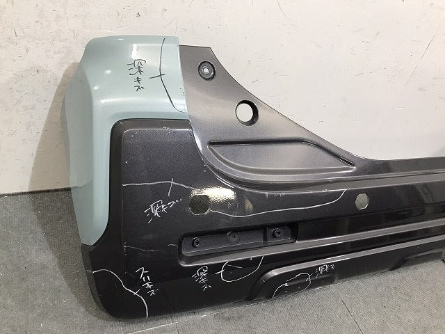 スペーシア/ギア MK53S 純正 リアバンパー 71811-79R7 オフブルーメタリック ガンメタリック2トーンルーフ カラーNo.DYA スズキ(123858)