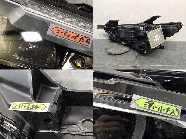 MAZDA3/マツダ3 BP5P/BP8P/BPFP 純正 右ヘッドライト/ランプ LED 刻印1L LEDコンピュータ付 KOITO 100-65191 マツダ(123938)
