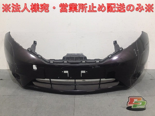 ノート E12/HE12/NE12/SNE12 純正 前期 フロント バンパー 62022 3VA0H オーロラモーヴ カラーNo.LAE 日産(124171)