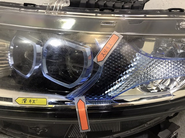 ジェイド ハイブリッド FR4/FR5 純正 前期 左ヘッドライト/ランプ LED STANLEY W2345 ホンダ(124234)