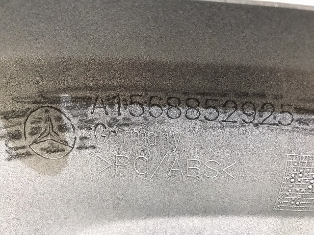新品!GLAクラス X156 純正 リアバンパーガーニッシュ/ディフューザー/アンダー/下部 A1568852925 A1568852925 シルバー(124251)