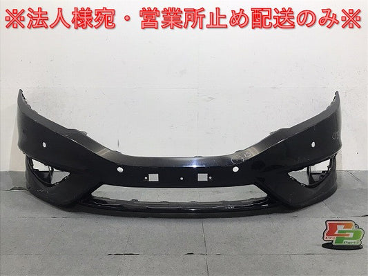 ジェイド FR4/FR5 純正 前期 フロントバンパー 71101-T4R-0000 クリスタルブラックパール NH731P ホンダ(124355)