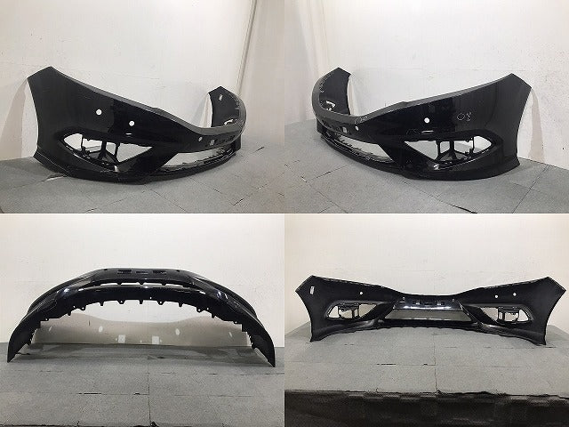 ジェイド FR4/FR5 純正 前期 フロントバンパー 71101-T4R-0000 クリスタルブラックパール NH731P ホンダ(124355)