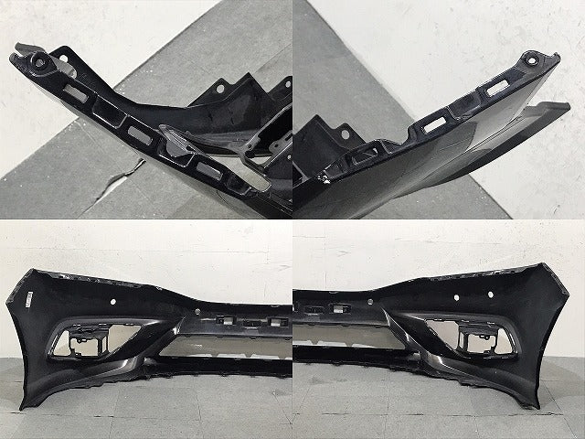 ジェイド FR4/FR5 純正 前期 フロントバンパー 71101-T4R-0000 クリスタルブラックパール NH731P ホンダ(124355)