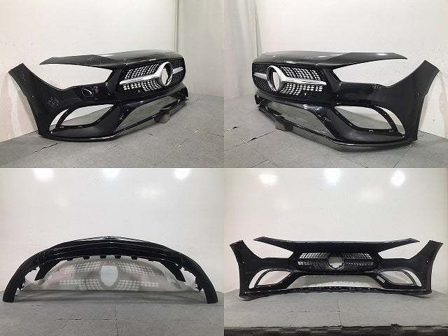 CLAクラス C118/X118 純正 フロントバンパー グリル付 A118 885 39 01 コスモスブラック 191 メルセデスベンツ(124464)