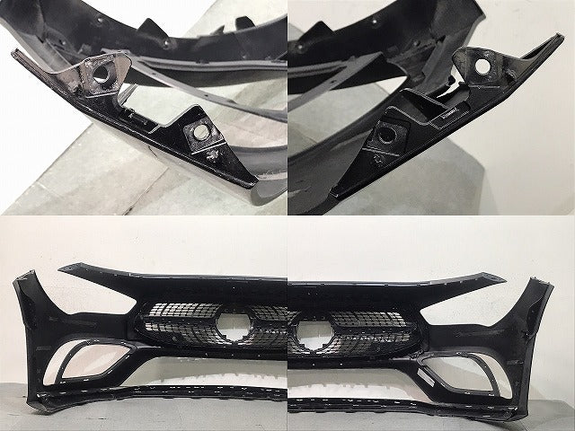 CLAクラス C118/X118 純正 フロントバンパー グリル付 A118 885 39 01 コスモスブラック 191 メルセデスベンツ(124464)