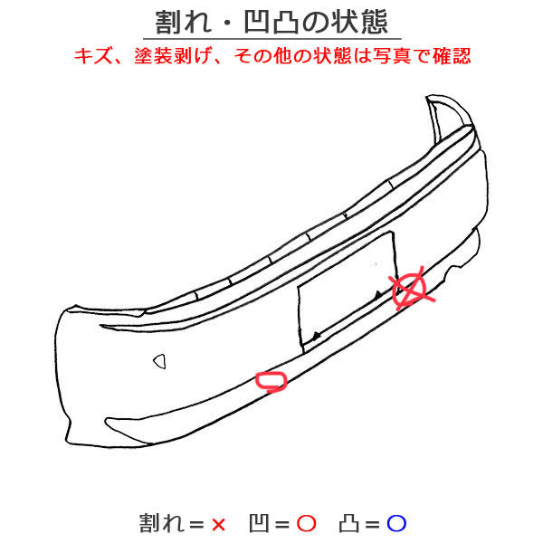 ハリアー/ハイブリッド 60系/ZSU60W/ZSU65W/ASU60W/ASU65W/AVU65W 純正 リアバンパー 52159-48120 ブラックパール 220 トヨタ(124552)