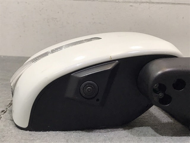 スペーシア MK32S/MK42S 純正 右ドアミラー 11線 ウインカーカメラ付 W0900 84701-81MC1 クリスタルホワイトパール ZVH スズキ(124578)