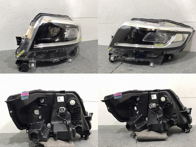 スペーシア/カスタム/フレアワゴンカスタムスタイル MK53S/MM53S 純正 左ヘッドライト/ランプ LED レベライザー 1960/35018-79R01(124735)