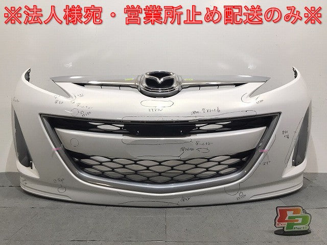 ビアンテ CCEAW/CCEFW/CC3FW 純正 フロントバンパー グリル付 C273-50031 クリスタルホワイトパールマイカ 34K マツダ(124856)