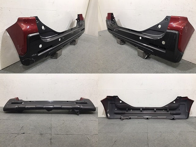 スペーシア/ギア/フレアワゴンタフスタイル MK53S/MM53S 純正 リアバンパー 71811-79R7 フェニックスレッド ガンメタ 2トーン DW6(124889)