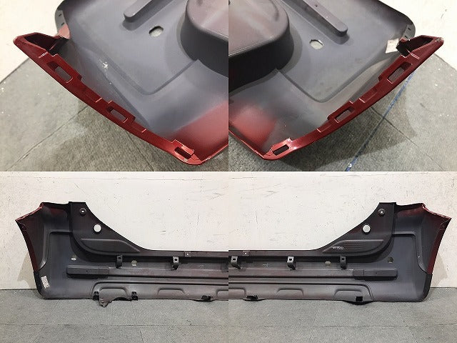 スペーシア/ギア/フレアワゴンタフスタイル MK53S/MM53S 純正 リアバンパー 71811-79R7 フェニックスレッド ガンメタ 2トーン DW6(124889)