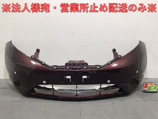ノート E12/HE12/NE12/SNE12 純正 前期 フロントバンパー 62022 3VA0H フランボワーズレッド NAB 日産(125086)
