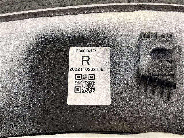 新車取外!ランドクルーザー/ランクル FJA300W/VJA300W 純正 右リアドア/オーバーフェンダー/フェンダーアーチモール 75077-60060(125378)