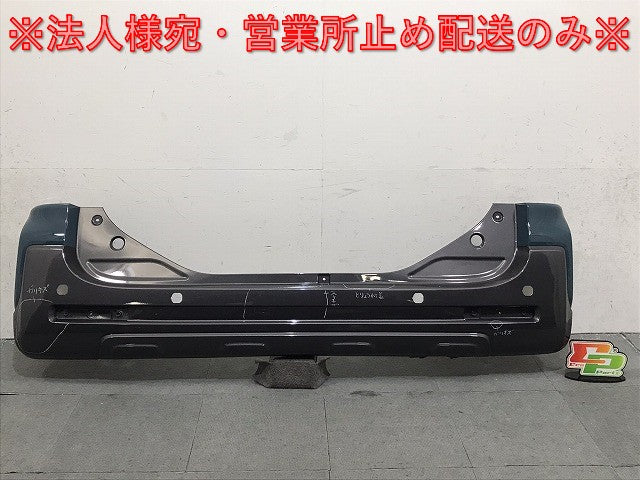 スペーシア/ギア/フレアワゴンタフスタイル MK53S/MM53S 純正 リアバンパー 71811-79R7 デニムブルーメタリックガンメタリック Y4E(125422)