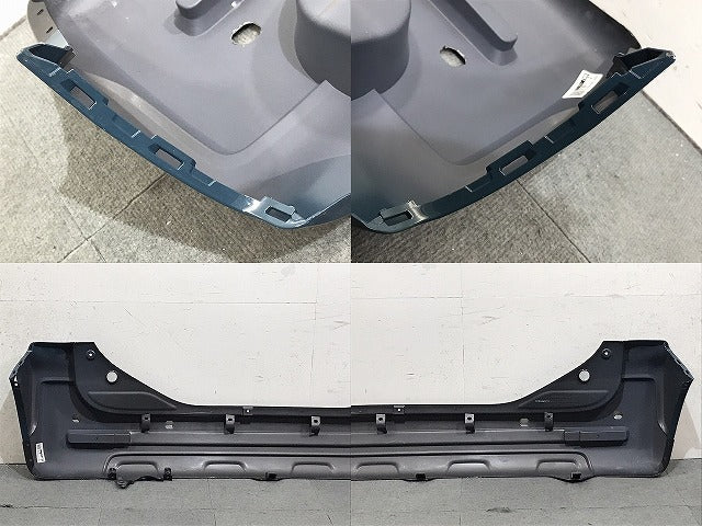 スペーシア/ギア/フレアワゴンタフスタイル MK53S/MM53S 純正 リアバンパー 71811-79R7 デニムブルーメタリックガンメタリック Y4E(125422)