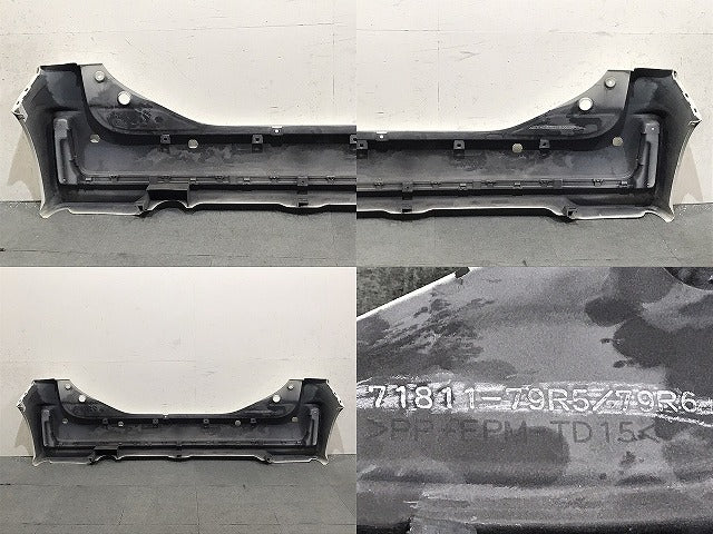スペーシア/カスタム/フレアワゴンカスタムスタイル MK53S/MM53S 純正 リアバンパー 71811-79R5/79R6ピュアホワイトパール ZVR(125787)